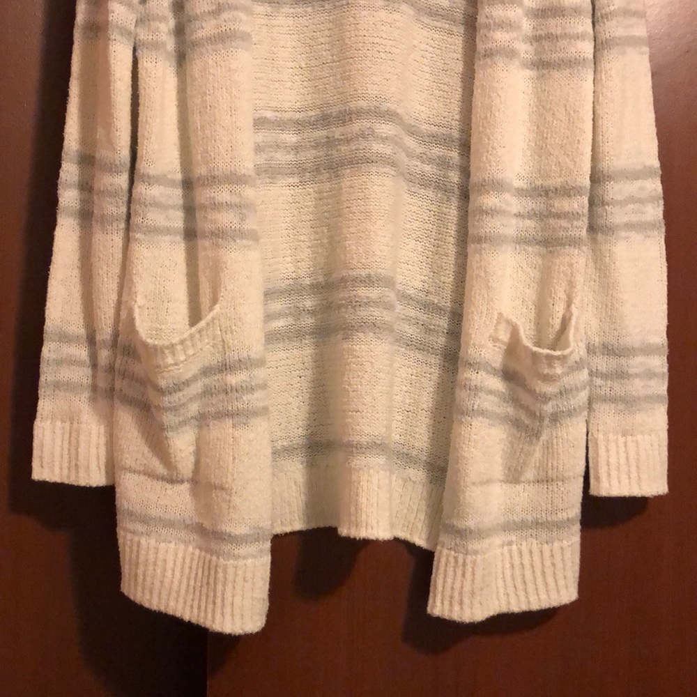 Gap Stripe Open-Front Cardigan Sweater - image 3